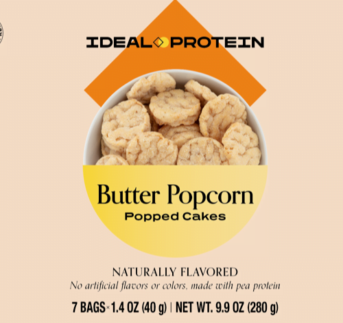 Butter Popcorn Popped Cakes