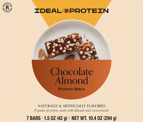 Chocolate Almond Protein Bar IdealU