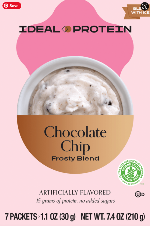 Chocolate Chip Frosty Blend Ideal Protein