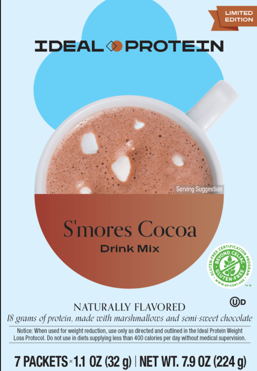 Smores Cocoa Drink Mix Ideal Protein